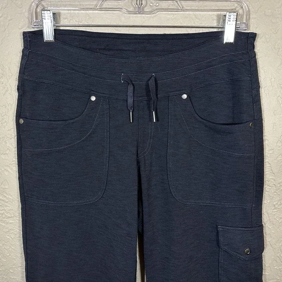 Kuhl Mova Pant S Womens 6 Navy Blue Stretch Athletic Pull On Hiking EUC Feminine - Picture 2 of 11